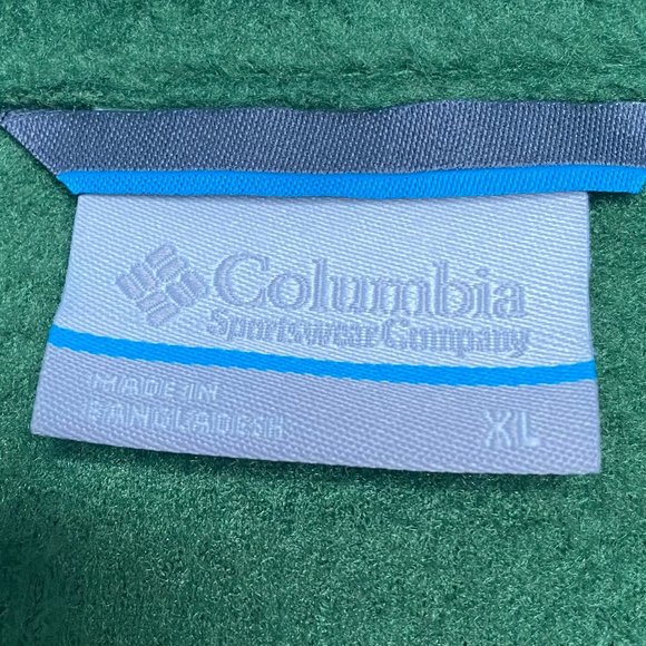 Columbia Granite Mountain Men's Full Zip Fleece Sweatshirt Jacket Green Size XL - Picture 5 of 10